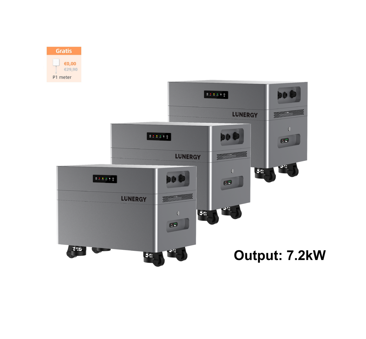 Lunergy Hub 2400 AC Plug-in Thuisbatterij